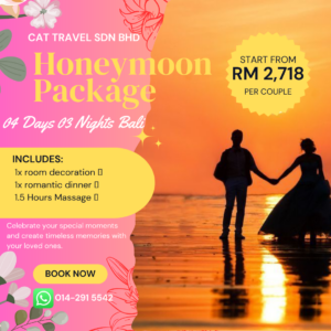 4D/3N - BALI HONEYMOON PACKAGES